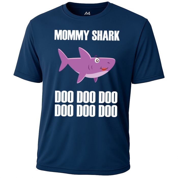 Mommy Shark Doo Cooling Performance Crew T-Shirt