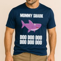 Mommy Shark Doo Cooling Performance Crew T-Shirt