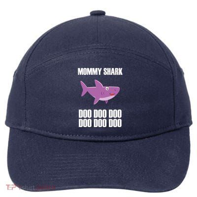 Mommy Shark Doo 7-Panel Snapback Hat