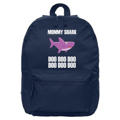 Mommy Shark Doo 16 in Basic Backpack