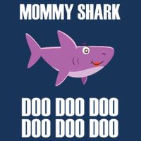 Mommy Shark Doo 16 in Basic Backpack