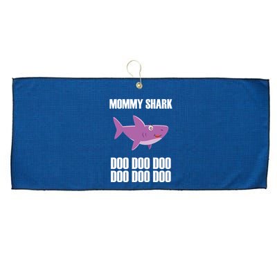 Mommy Shark Doo Large Microfiber Waffle Golf Towel