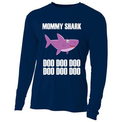 Mommy Shark Doo Cooling Performance Long Sleeve Crew