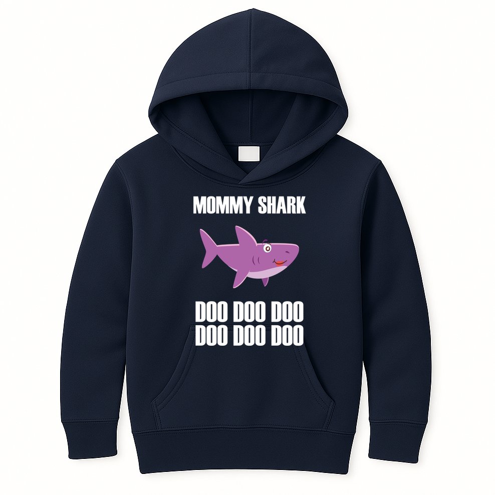 Mommy Shark Doo Kids Hoodie