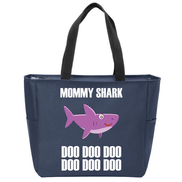 Mommy Shark Doo Zip Tote Bag