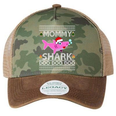 Mommy Shark Doo Doo Cute Ugly Christmas Legacy Tie Dye Trucker Hat