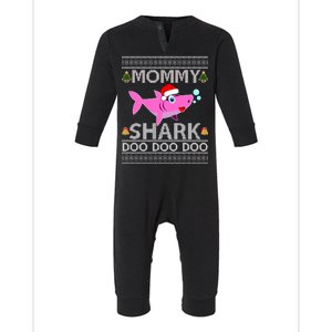 Mommy Shark Doo Doo Cute Ugly Christmas Infant Fleece One Piece