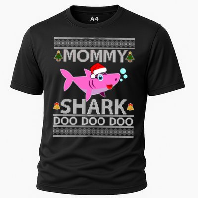 Mommy Shark Doo Doo Cute Ugly Christmas Performance Shirt