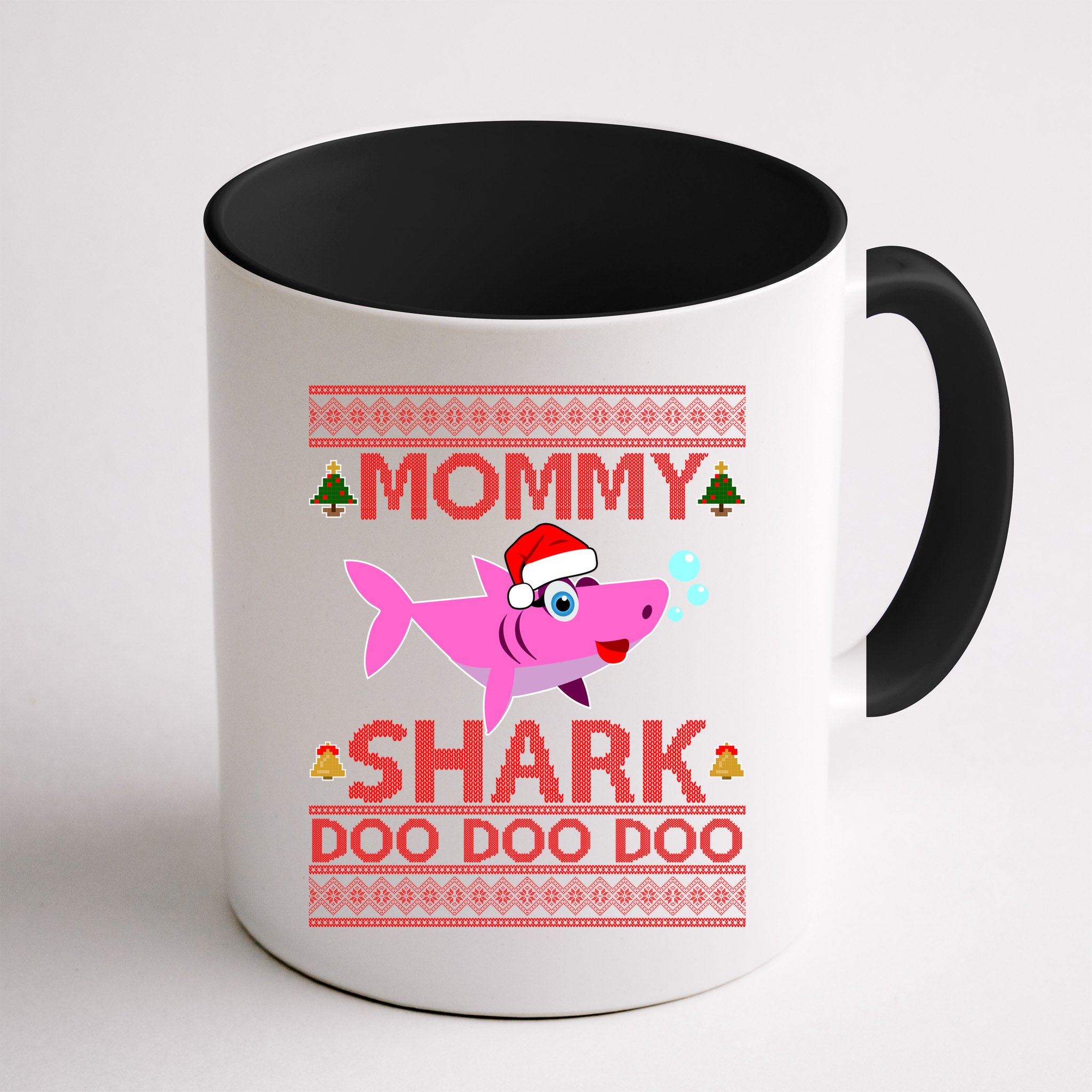 Mommy Shark Doo Doo Cute Ugly Christmas Mug