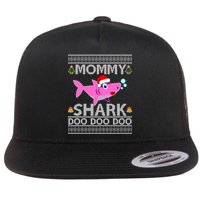 Mommy Shark Doo Doo Cute Ugly Christmas Flatbill Hat