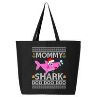 Mommy Shark Doo Doo Cute Ugly Christmas 25L Jumbo Tote