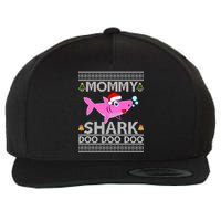 Mommy Shark Doo Doo Cute Ugly Christmas Wool Snapback Cap