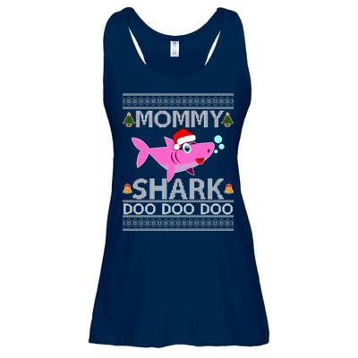 Mommy Shark Doo Doo Cute Ugly Christmas Ladies Essential Flowy Tank