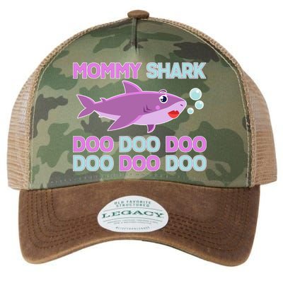 Mommy Shark Doo Doo Doo Legacy Tie Dye Trucker Hat