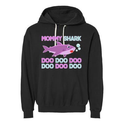 Mommy Shark Doo Doo Doo Garment-Dyed Fleece Hoodie