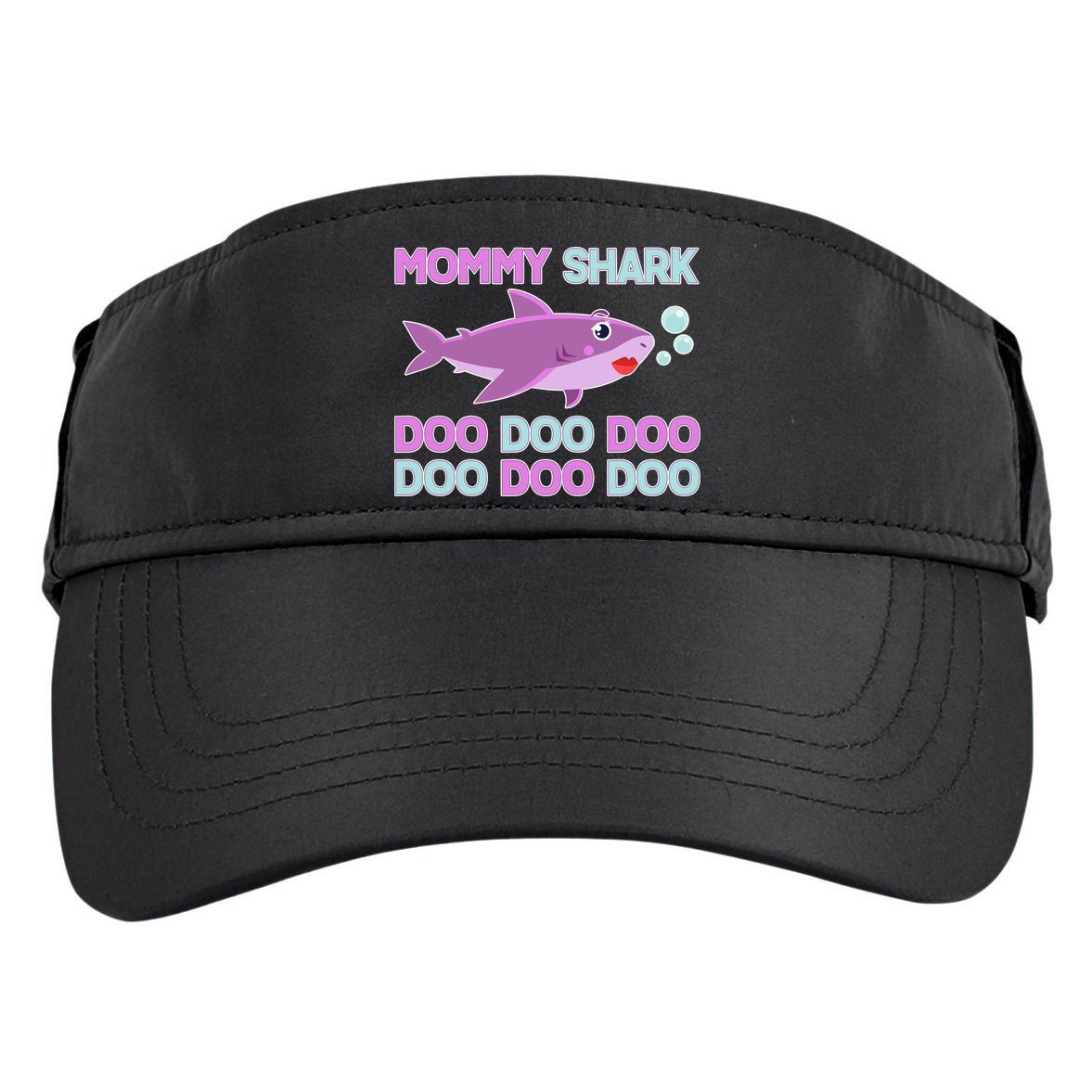 Mommy Shark Doo Doo Doo Adult Drive Performance Visor