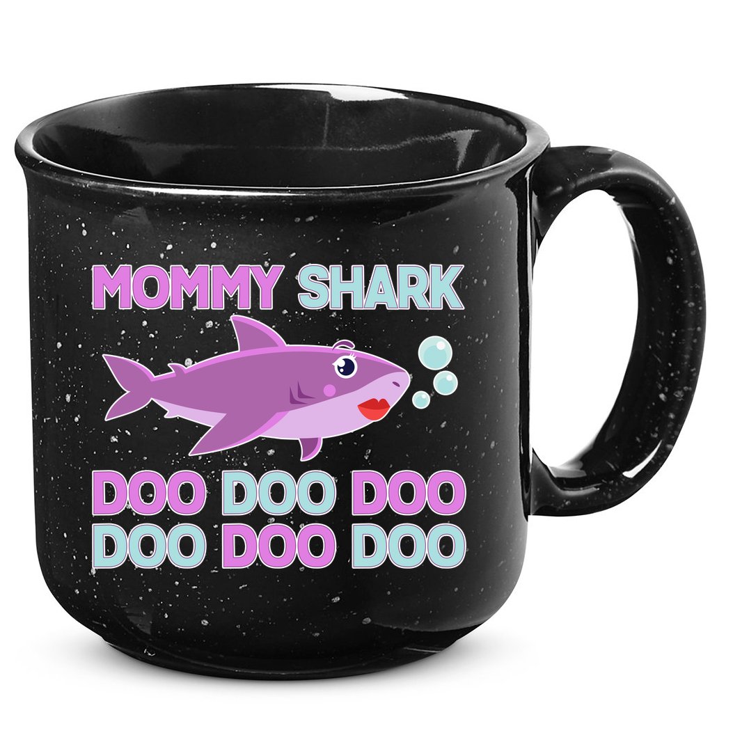 Mommy Shark Doo Doo Doo 15oz Campfire Ceramic Mug