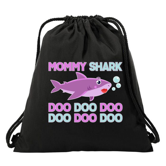 Mommy Shark Doo Doo Doo Drawstring Bag