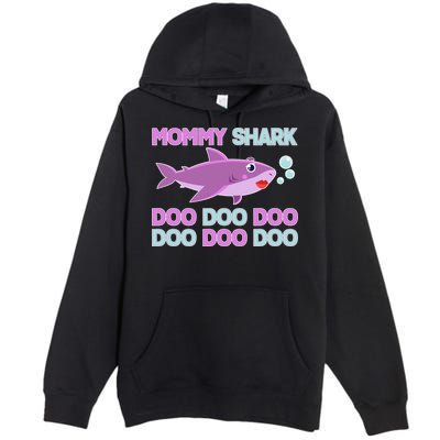 Mommy Shark Doo Doo Doo Premium Pullover Hoodie