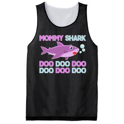 Mommy Shark Doo Doo Doo Mesh Reversible Basketball Jersey Tank