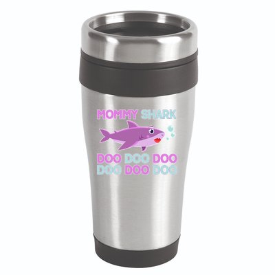 Mommy Shark Doo Doo Doo 16oz Travel Tumbler