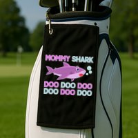 Mommy Shark Doo Doo Doo Golf Towel