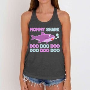 Mommy Shark Doo Doo Doo Women's Knotted Racerback Tank