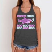Mommy Shark Doo Doo Doo Women's Knotted Racerback Tank