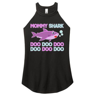 Mommy Shark Doo Doo Doo Women's Perfect Tri Rocker Tank