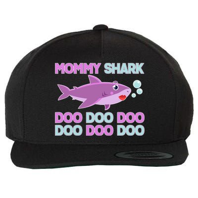 Mommy Shark Doo Doo Doo Wool Snapback Cap