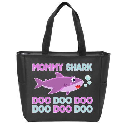 Mommy Shark Doo Doo Doo Zip Tote Bag
