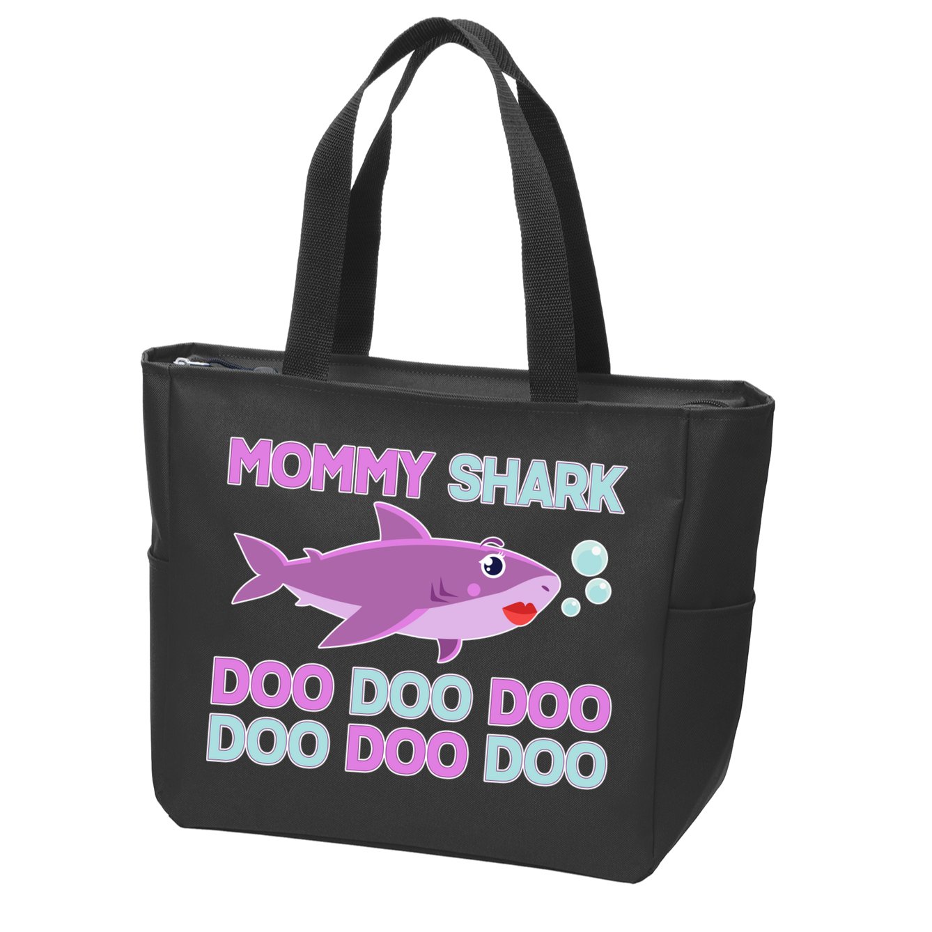 Mommy Shark Doo Doo Doo Zip Tote Bag