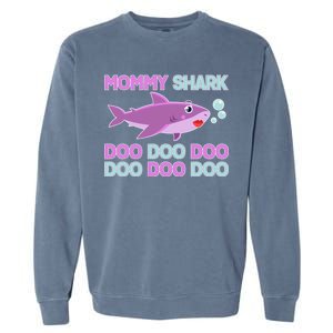 Mommy Shark Doo Doo Doo Garment-Dyed Sweatshirt