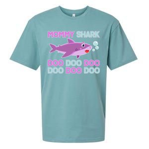 Mommy Shark Doo Doo Doo Sueded Cloud Jersey T-Shirt