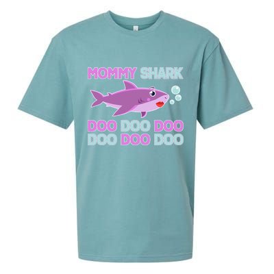 Mommy Shark Doo Doo Doo Sueded Cloud Jersey T-Shirt