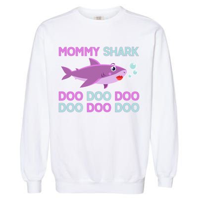 Mommy Shark Doo Doo Doo Garment-Dyed Sweatshirt