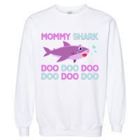 Mommy Shark Doo Doo Doo Garment-Dyed Sweatshirt