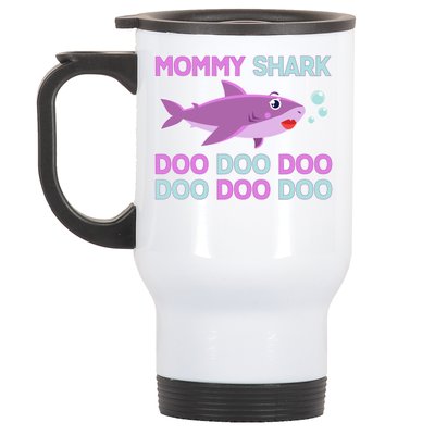 Mommy Shark Doo Doo Doo Stainless Steel Travel Mug