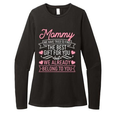 Mommy We Have Tried To Find The Best Gift For You Womens CVC Long Sleeve Shirt