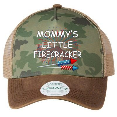 Mommy's little Firecracker Legacy Tie Dye Trucker Hat