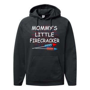 Mommy's little Firecracker Performance Fleece Hoodie