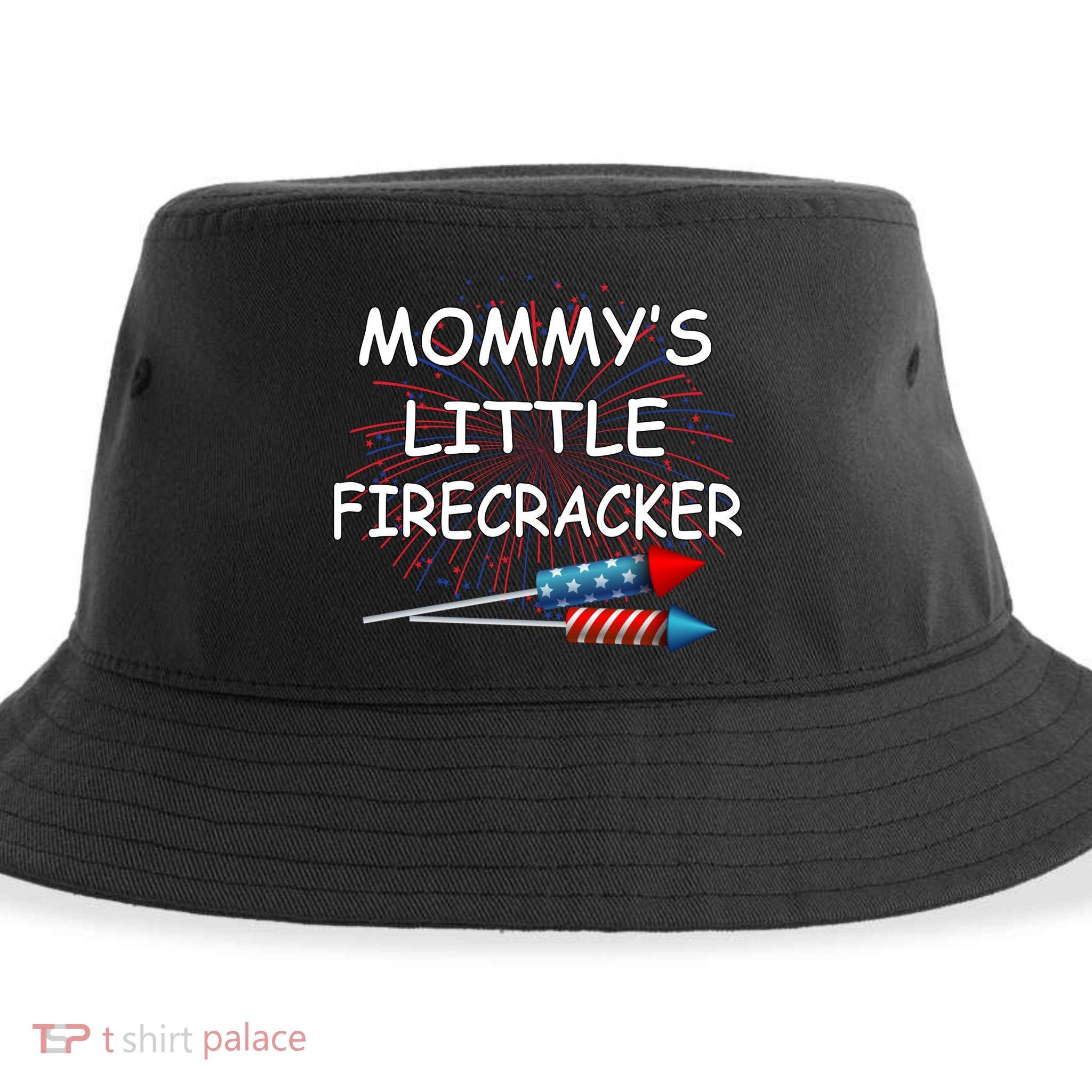 Mommy's little Firecracker Sustainable Bucket Hat