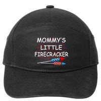 Mommy's little Firecracker 7-Panel Snapback Hat