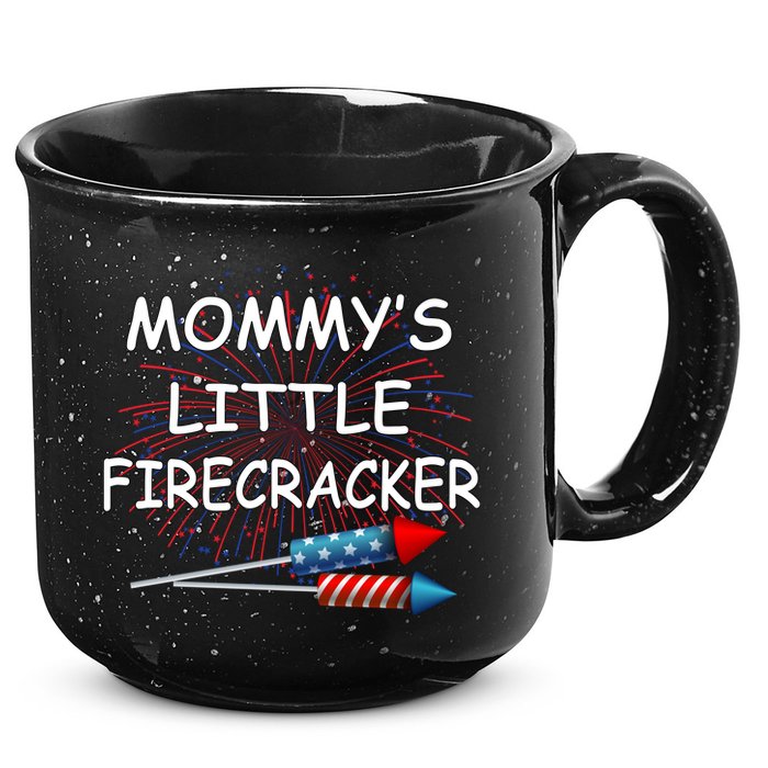 Mommy's little Firecracker 15oz Campfire Ceramic Mug