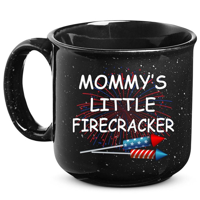Mommy's little Firecracker 15oz Campfire Ceramic Mug