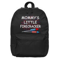 Mommy's little Firecracker 16 in Basic Backpack