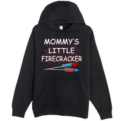 Mommy's little Firecracker Premium Pullover Hoodie