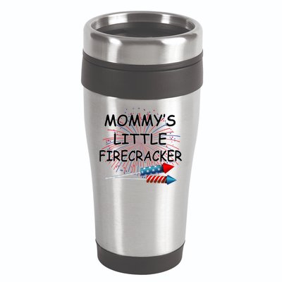 Mommy's little Firecracker 16oz Travel Tumbler