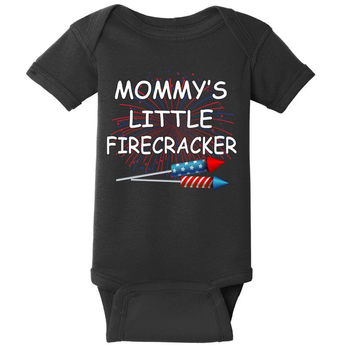 Mommy's little Firecracker Baby Bodysuit