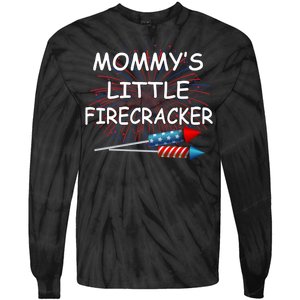 Mommy's little Firecracker Tie-Dye Long Sleeve Shirt